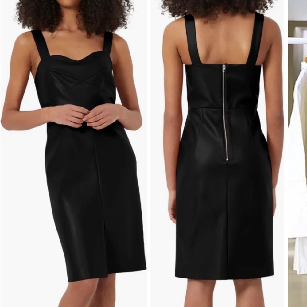 French connection leather dress